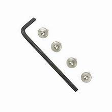 Wilson Combat 1911 Grip Screw Set, Stainless, Hex Head.